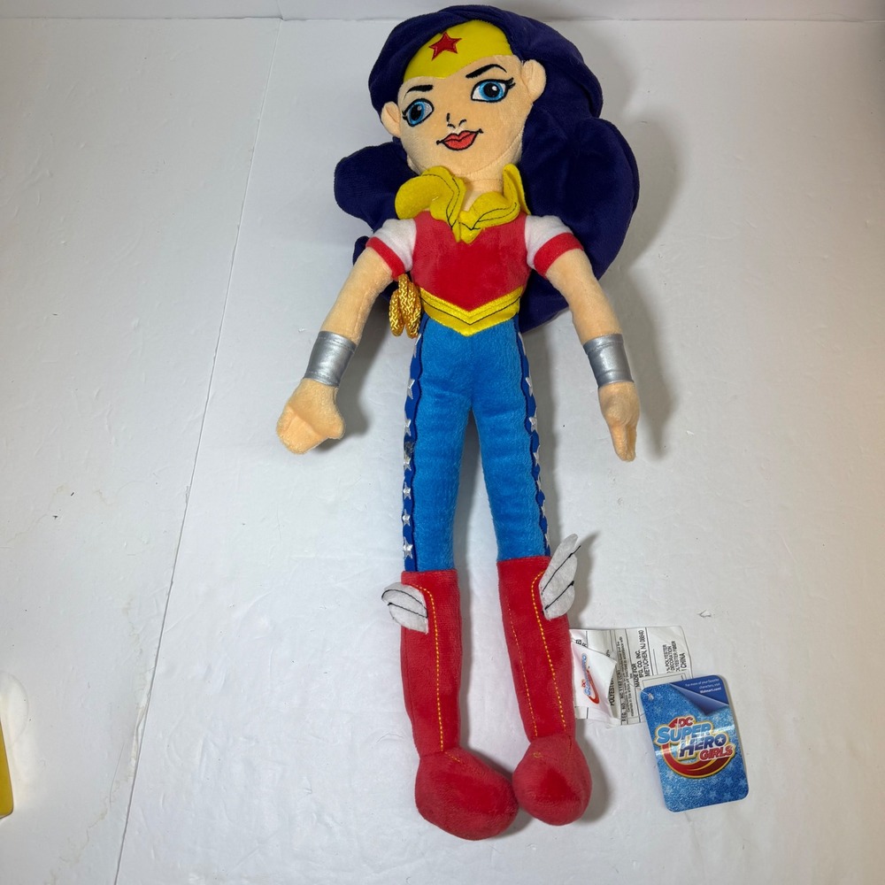DC Super Hero Girls Wonder Woman Plush Pillow Buddy 21 Inch PC944L NWT